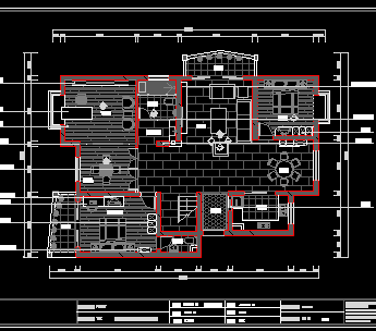 中式住宅装修施工图纸(附效果图)免费下载 - 建筑装修图 - 土木工程网
